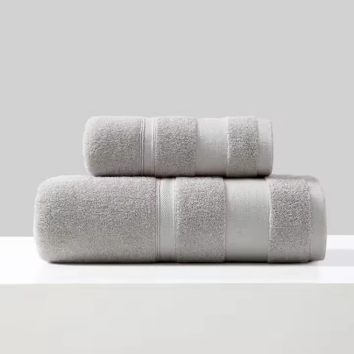 Toallas de cara y mano absorbentes y suaves de algodón, juego de toallas de baño de lujo para Hotel, Spa, sólido y suave - 1
