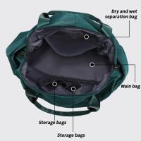 Bolsa de Fitness para Mujer Bolsa de Yoga para Gimnasio Tote Gran Capacidad Bolsa de Hombro Único Bolsa de Deporte Casual para Viajes y Natación Resistente al Agua Material de Nylon - details 2