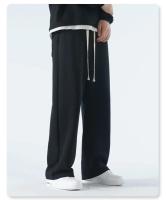 Pantalones Casuales para Hombres Pierna Ancha, Recto, Algodón 65% Pantalones de Sudor para Exteriores de Alta Calidad y Suavidad - details 1