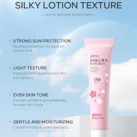 1/2 piezas protector solar corporal Facial, bloqueador solar blanqueador, crema protectora para la piel, antienvejecimiento, Control de aceite, SPF 50 hidratante - details 8