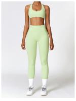 Pantalones de Yoga de cintura alta para mujer, pantalones para correr y Fitness, ropa externa, adelgazamiento, levantamiento de cadera, pantalones deportivos ajustados para ejercicio - details 39
