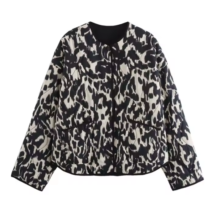 Chaqueta de plumón plegable portátil para mujer, con sombrero impermeable, abrigo grande, cierre de cremallera - 1