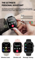 2025 nuevo para reloj inteligente hombres mujeres 1,85 pulgadas HD AMOLED pantalla completa táctil IP68 impermeable Bluetooth llamada SmartWatch - details 5