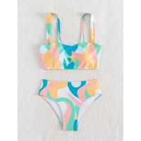 Bikini de cintura alta, Tre 2025 Conjunto de bikini bandeau sexy para mujer, Traje de baño brasileño para mujer - details 2