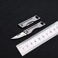 Mini cuchillo plegable TC4 de aleación de titanio Portátil, cuchillo colgante, desembalaje express, cuchillo de bolsillo, herramienta EDC para regalo - details 22