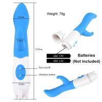 Vibrador de varias velocidades, estimulador del punto G del clítoris, masajeador vibratorio, doble, Sensual - details 2