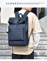 Nueva mochila multifuncional de gran capacidad de moda para estudiantes de secundaria masculinos, estudiantes universitarios, mochila de personalidad estética informal - details 12
