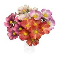 Flores de Margarita artificiales de 6 cabezas, pétalos de seda Multicolor, crisantemo de imitación, accesorios para fotos, flor de Galsang de simulación - details 19