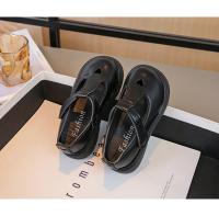 Zapatos de cuero de princesa para niñas, zapatos planos con correa en T, calados con corazón, bonitos y suaves, primavera y otoño, 2024 - details 13
