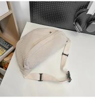 Riñonera de gran capacidad para mujer, bolsos de hombro tipo bandolera, riñonera informal, bolso sencillo para teléfono, riñonera de pana, bolso de plátano para mujer - details 29