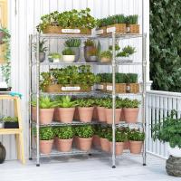 Estantería de Almacenamiento de 4 Niveles de Metal Ajustable en Altura para Cocina y Despensa - details 32