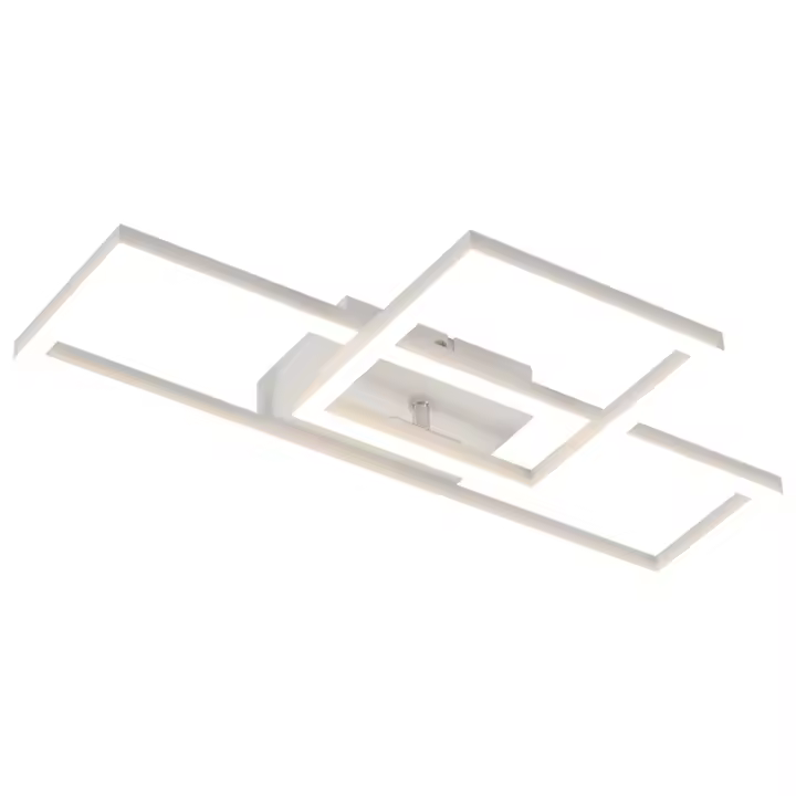 CBJKTX Luz de techo LED cuadrada 20W Lámpara de cocina de diseño moderno Lámpara de dormitorio Luces de techo blancas cálidas para dormitorio - 1