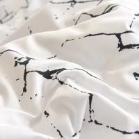 Juego de ropa de cama en blanco y negro, edredón individual con funda de almohada para cama doble, sabanas, cama matrimonial, Queen/King - details 5