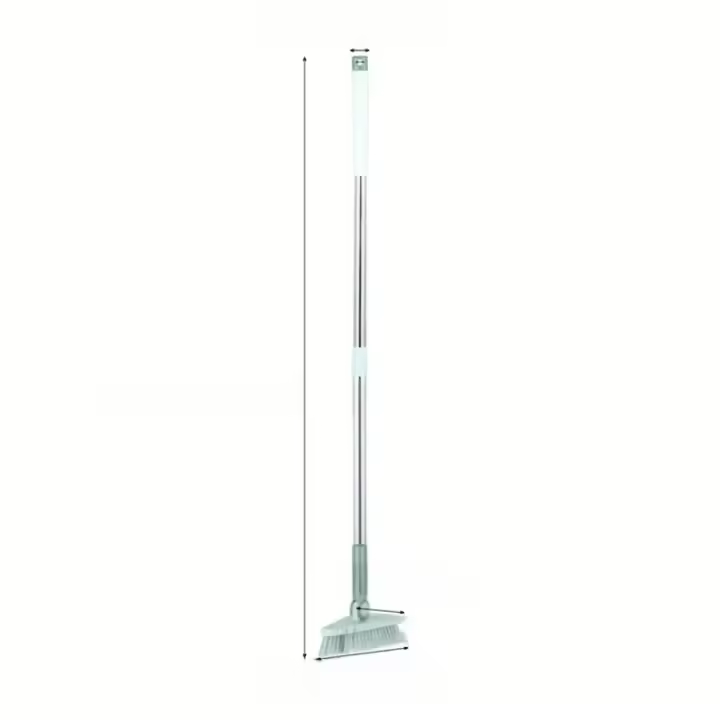 Cepillo De Cerámica Para Limpieza De Baño Y Pisos Triangular Con Mango Largo Desmontable Para Espacios Difficultad De Limpieza - 1