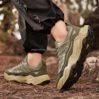 Zapatos deportivos de suela gruesa informales de diseñador de moda para hombre con logo Dropshipping - details 3