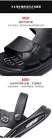 Nuevas Sandalias de Hombre para Playa Piel de Vaca de Primera Calidad Estilo Casual - details 7