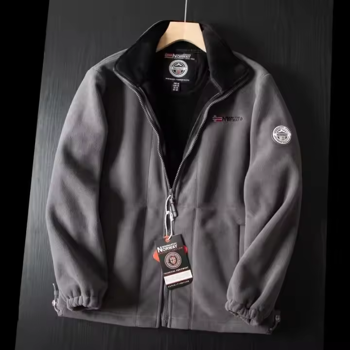 Chaqueta acolchada de forro Polar a prueba de viento para hombre, abrigo cálido anticongelante, frío Polar, talla grande, ocio, moda, otoño, invierno, nuevo - 1
