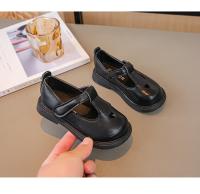 Zapatos de cuero de princesa para niñas, zapatos planos con correa en T, calados con corazón, bonitos y suaves, primavera y otoño, 2024 - details 11
