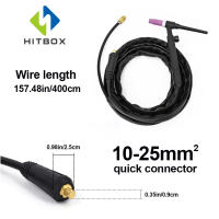 Antorcha de Soldadura de Gas TIG HITBOX 13ft 4M Adaptador 10-25mm Potencia de 140A 150-Amp - details 1