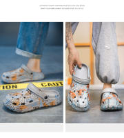 Camuflaje de coco agujero zapatos 2025 nuevas sandalias zapatos de playa de los hombres saliendo zapatos de viaje casual bolsa cabeza sandalias hombres - details 3
