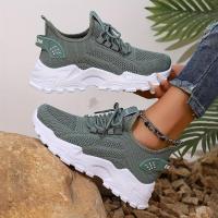 Zapatillas de deporte versátiles de malla tejida de verano para mujer, zapatos deportivos finos y transpirables - details 3