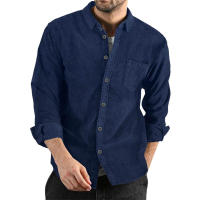 Camisa de pana gruesa para hombre, abrigo informal holgado con solapa de botones, nuevo para otoño e invierno 2024 - details 1