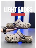 Sandalias de verano para mujer, zapatos de playa de secado rápido, suela gruesa, zapatillas Unisex, zuecos, chanclas para hombre - details 2