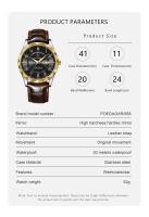 Reloj Deportivo de Cuarzo Premium Reloj de Máncer Impermeable Luminoso con Fecha y Día de la Semana - details 6