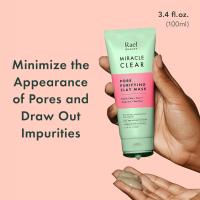 Rael Miracle Clear Face Wash – Limpiador exfoliante suave con ácido succínico y minerales, fórmula hidratante para uso diario, ideal para pieles propensas al acné, secas, sensibles y grasas, vegano (5 fl oz) - details 8