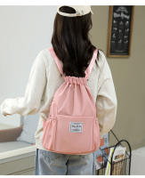 Bolso de mujer nueva moda mochila de cubo de agua Simple ligero con cordón de tela Oxford mochila de viaje bolso de escuela para estudiantes - details 15