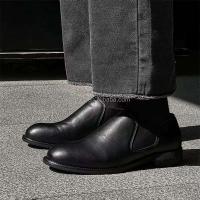 Nuevos zapatos de fiesta de baile italianos clásicos, botas de vestir puntiagudas de cuero hechas a mano para boda, calidad 46 - details 3