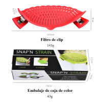 Utensilios de cocina Lixiviador de clip de silicona de grado alimenticio - details 3