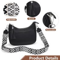 bolso tous negro bolso bandolera mujer bolso cuero cruzado mujer bolso finde semana - details 4