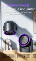 Xiaomi-ventilador eléctrico inteligente, ventilador sin aspas de 100 velocidades, carga USB, aire acondicionado silencioso de escritorio montado en la pared, para oficina, Camping en interiores - details 15