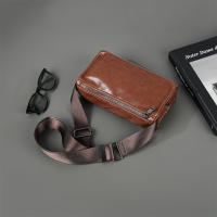 Bolso de hombro retro para hombre, bolso de mensajero informal de marca de moda, bolso horizontal para hombre, bolso de mensajero informal al aire libre, bolso para teléfono móvil, bolso para mujer de moda, regalo de vacaciones - details 4
