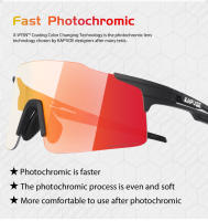 KAPVOE-gafas de sol fotocromáticas para ciclismo, lentes deportivas para bicicleta de montaña, color rojo o azul, para hombre - details 3
