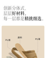Zapatillas de lino y algodón para mujer Antideslizantes, absorbentes de sudor, interior de casa, adecuadas para todas las estaciones - details 10