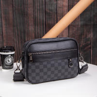 👟 👜 🎒 👓 Nuevo bolso de hombro para hombre casual europeo y americano, bolso para hombre, tendencia urbana, bolso pequeño horizontal, mochila pequeña para joven, bolso de moda. - details 1