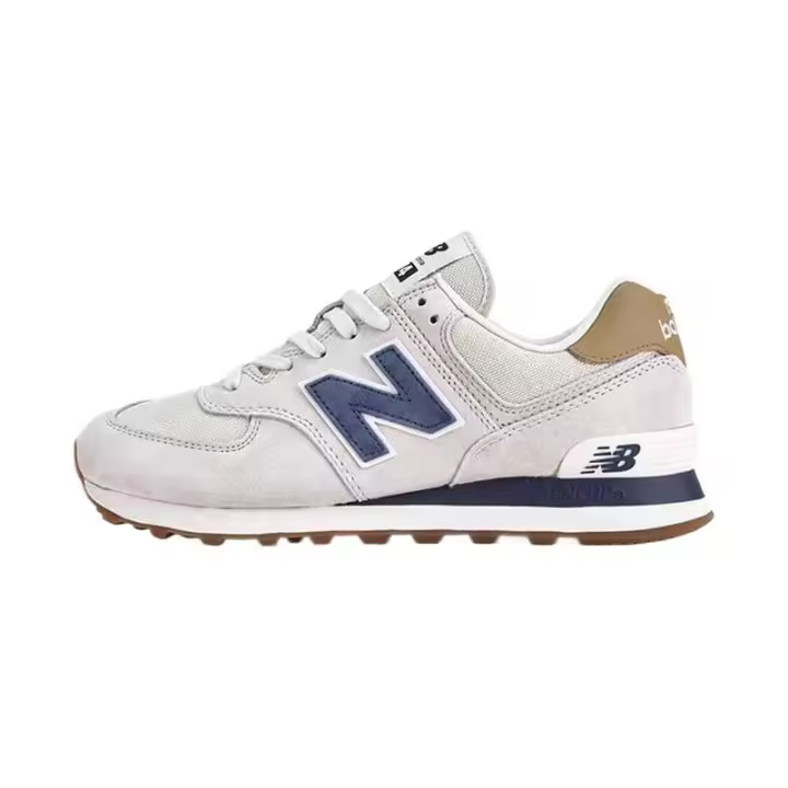 Tienda oficial 100% auténtica Leten NB 574 Sneaker Gris Azul 574NSF Zapatos deportivos para hombres y mujeres corriendo - 1