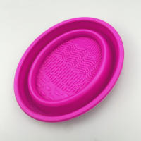 Cuenco de lavado plegable de silicona cepillo de maquillaje maquillaje de belleza huevo de limpieza almohadilla de limpieza herramientas de maquillaje de belleza cuenco de lavado - details 3