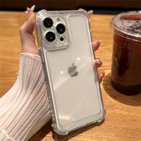 Funda de lujo transparente a prueba de golpes para iPhone 14 / 14 Pro / 14 Pro Max, cubierta de parachoques - details 1