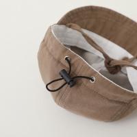 Gorro bonito con visera para bebé, sombrero con protección solar, sombrero de béisbol para bebé, sombrero para el sol para niña y niño de Color sólido para primavera y verano para recién nacido - details 3