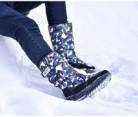 Nuevos zapatos casuales de algodón antideslizantes de terciopelo de invierno para hombres y mujeres - details 15