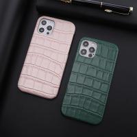 Funda de teléfono de cuero con textura de cocodrilo negro para iphone15 14 14ProMax 14Plus 13Promax 13 12 11, funda trasera de lujo a prueba de golpes - details 2