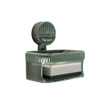 Soporte de esponja para jabón con ventosa sin perforaciones, caja de jabón de drenaje impermeable montada en la pared con caja de drenaje, estante de jabón extraíble para Baño - details 8