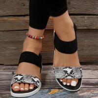 Sandalias de cuña para mujer, calzado moderno y cómodo, de verano - details 7