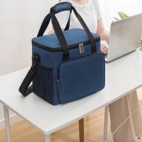 Fiambrera impermeable y aislada Bolsa de almuerzo reutilizable con correa ajustable para el hombro - details 11