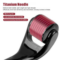 Derma Roller Profesional Rodillo de Microagujas de Titanio 0.5mm Herramienta de Cuidado de la Piel Facial para Todos los Tipos de Piel Impresiones en la Piel - details 1