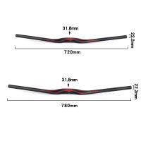 Manillar de Aleación de Aluminio MTB en Forma de Gullo 9 Grados 31.8*720/780mm - details 2