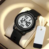 Reloj Digital de Lujo para Hombres Automático, Correa de Cuero, Impermeable, Luminoso, Deportivo Militar - details 2
